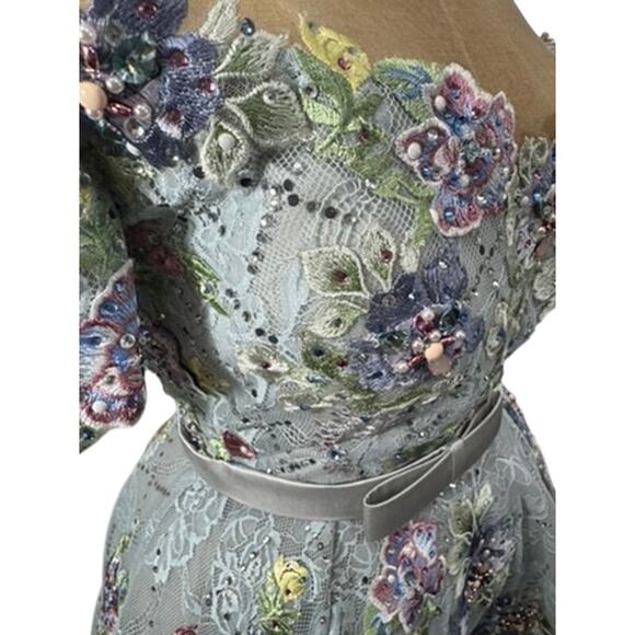 "MAMBO COUTURE" STUNNING SZ 8 Formal Dress Fairy Whimsical Angelic Runs Smalll - Picture 1 of 16